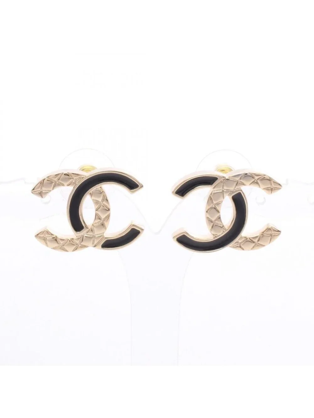 Chanel Earrings CC Logo Quilted